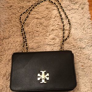 Authentic Tory Burch Cross Body with metal chain